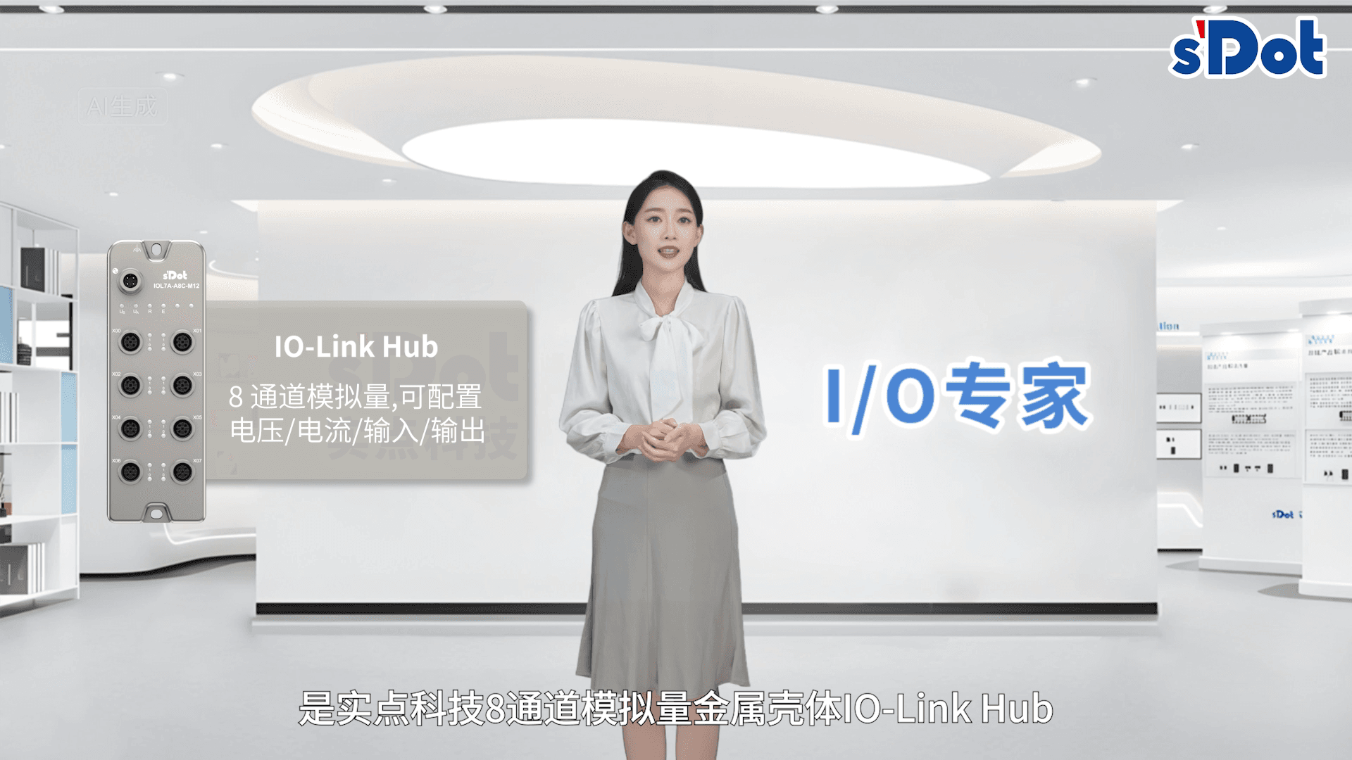 Solidot Metal Housing IO-Link Hub with Configurable Analog Voltage/Current I/O - Product Introduction